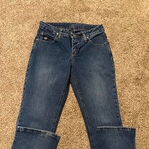 Twenty X Dark Blue Denim Jeans size 5/6 length 33